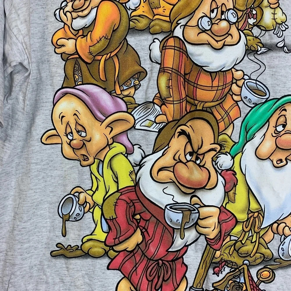 Vintage Disney’s Snow White And The Seven Dwarfs Sleeper T Shirt OS Deadstock - Picture 12 of 16